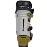 K2 Junior's Evolver 2025 ski boots feature a black and yellow design.