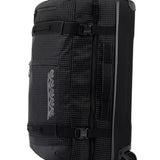 K2 Luggage Roller Bag 2025, a black, textured suitcase with multiple compartments and wheels.