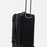 Black K2 Luggage Roller Bag 2025 with textured exterior and telescoping handle.