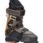 K2 Method ski boots feature a black and gray color scheme with distinctive red accents.