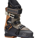 K2 Method ski boots feature a black and gray color scheme with distinctive red accents.