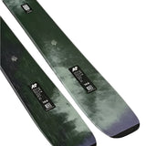 K2 Mindbender 106C skis feature a dark green and white design.