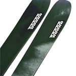 K2 Women's Mindbender 106C skis 2025 feature a red and white design with a distinctive graphic.