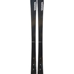 K2 Mindbender 85 skis, 2025 model, feature a black design with red accents.