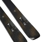 K2 Mindbender 85 skis, 2025 model, feature a black and gray design.