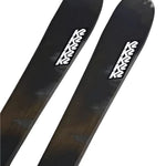 K2 Mindbender 85 skis, 2025 model, feature a black and white design.