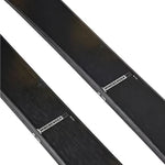 K2 Mindbender 85 skis 2025 feature a black and red design.