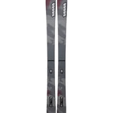 K2 Mindbender 96C skis, 2025 model, feature a gray and red design.