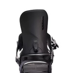 K2 Program snowboard binding, black with a distinctive angular design.