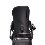 K2 Program snowboard binding, black with a distinctive angular design.
