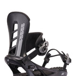 K2 Sonic snowboard binding, black and gray design.