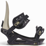 K2 Bond snowboard binding, black with a distinctive gray and orange accent.