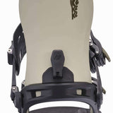 K2 Bond snowboard binding, black and yellow design.