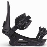 K2 Bond snowboard binding, black with a distinctive angular design.