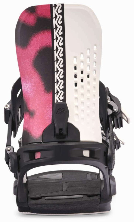 K2 Edition Snowboard Binding 2025 - White/pink/Black Angle2