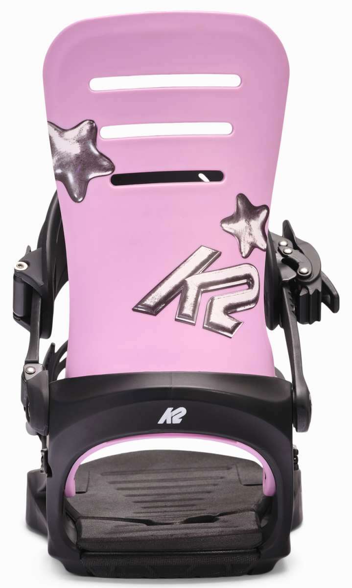 K2 Formula Snowboard Binding 2025 - Pink Angle2