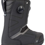 Black K2 Hanford snowboard boot with a gray accent and BOA lacing system.