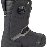 Black K2 Hanford snowboard boot with a gray accent and BOA lacing system.