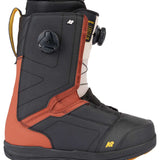 Black and orange K2 Hanford snowboard boot with Boa lacing system.