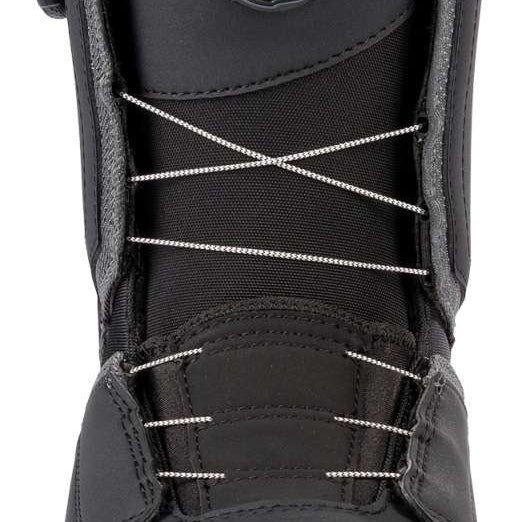 K2 Hanford 2023 snowboard boot, black with gray accents and a BOA lacing system.