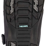 Black K2 Hanford snowboard boot sole with textured lugs and a teal accent.