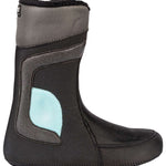 Black K2 Hanford snowboard boot 2023 features a gray accent and textured sole.