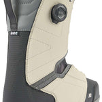 K2 Hanford snowboard boot, black and white design with Boa lacing system.