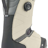 K2 Hanford snowboard boot, black and white design with Boa lacing system.