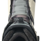K2 Hanford 2023 snowboard boot, black and white design with Boa lacing system.