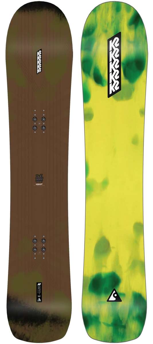K2 Instrument Snowboard 2025 - Brown/Green Angle1