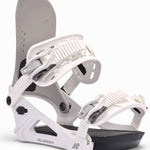 K2 Ladies Albany Snowboard Binding 2025 - White/grey Angle 3