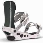 K2 Women's Meridian 2025 snowboard binding, white with black accents.