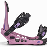 K2 Ladies Meridian Snowboard Binding 2025 Pink/Purp Angle2