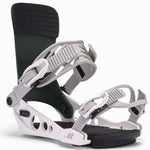 K2 Women's Meridian snowboard binding, white and black design.