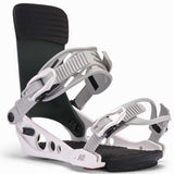 K2 Women's Meridian snowboard binding, white and black design.