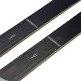 K2 Women's Mindbender 99Ti Wide skis feature a distinctive red and white design.