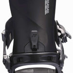 Black K2 Women's Path snowboard binding with a sleek, modern design.