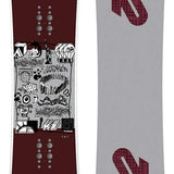 K2 Ladies Spellcaster Snowboard 2025 - grey/Red Angle1