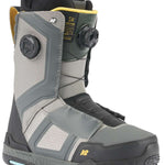 Black and gray K2 Orton snowboard boot features a BOA lacing system and Vibram sole.