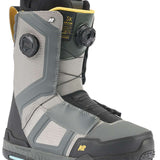 Black and gray K2 Orton snowboard boot features a BOA lacing system and Vibram sole.