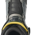 Black and yellow K2 Orton snowboard boot with Boa lacing system and gray accents.