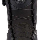 K2 Orton snowboard boot, black and yellow design with BOA lacing system.