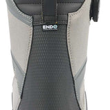 K2 Orton 2023 snowboard boot, black and gray colorway with Boa lacing system.