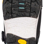 Black K2 Orton snowboard boot with a Vibram sole and red accents.