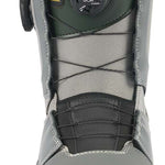 K2 Orton 2023 snowboard boot features a gray and black color scheme with BOA lacing system.