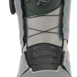 K2 Orton 2023 snowboard boot features a gray and black color scheme with BOA lacing system.