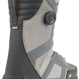 Gray and black K2 Orton snowboard boot features Boa lacing and a Vibram sole.