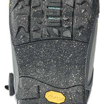 Black K2 Orton snowboard boot sole with Vibram traction pattern and gray accents.