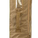 K2 Roller Board Bag 2024, a tan, wheeled bag with black accents and multiple straps.