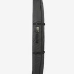 Black K2 Roller Board Bag 2024 with a textured pattern and zippered compartments.